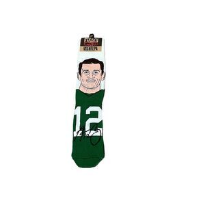 NWT Freaker USA NFL Aaron Rodgers socks unisex mens 4-13 women’s 6-14 Green Bay